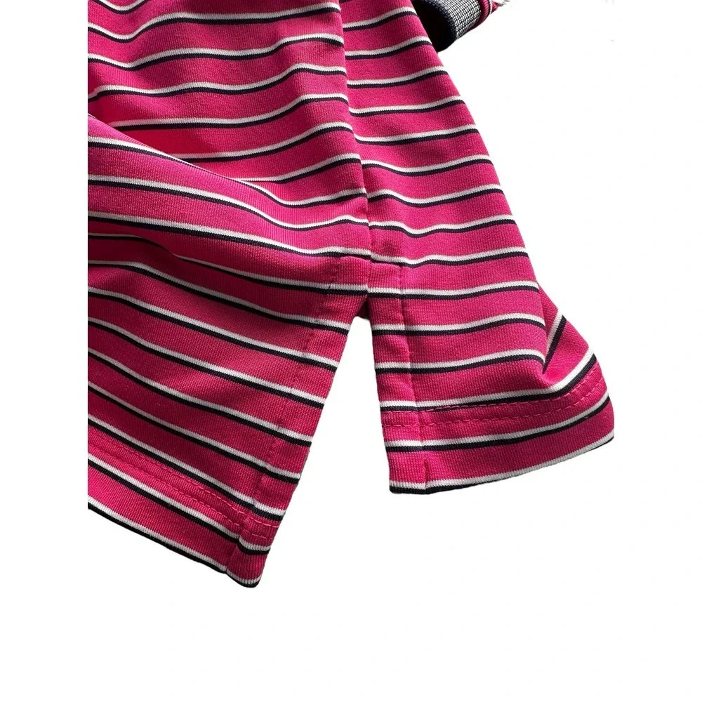 Greyson Men's Polo Shirt‎ Size XL Pink Striped Golf Preppy Performance #D3-6